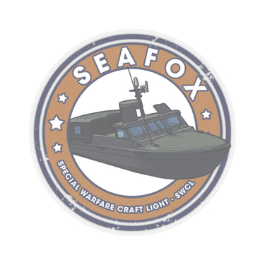 Navy Seafox Sticker